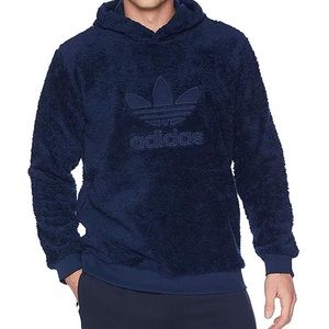 SOLD -Adidas men navy blue sweater hoodie